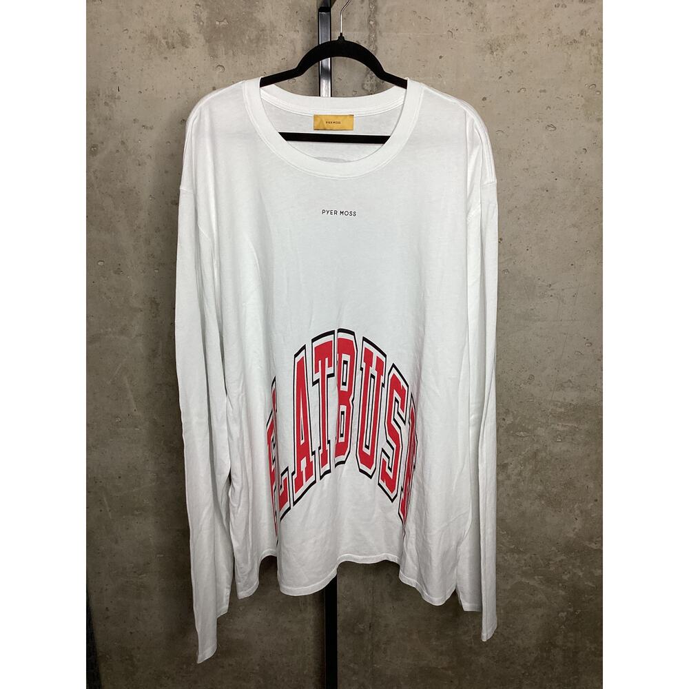 Pyer Moss Couture White Flatbush Shirt Sz. 2X